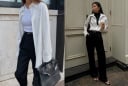 Áo sơ mi trắng và quần đen – Công thức mặc đẹp vượt thời gian của phụ nữ thanh lịch