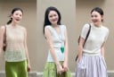 Đừng chỉ mặc trắng và đen, thêm một gam màu nổi là đủ giúp trang phục mùa hè trở nên cuốn hút