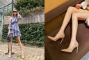 Đôi giày cao gót màu nude được giới mộ điệu yêu thích vì khả năng tôn dáng và dễ phối đồ