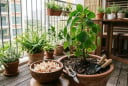 Nhiều người cho vỏ tỏi vào chậu cây và bất ngờ vì hiệu quả sau vài ngày