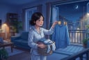 Vì sao người xưa dặn không phơi quần áo ngoài sân đêm?