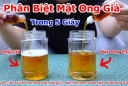 Mẹo phân biệt mật ong thật - giả chỉ với 1 chén nước