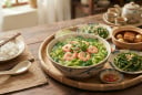 Canh hoa thiên lý nấu tôm ăn rồi nhớ mãi