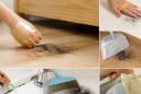 Mẹo gom tóc rụng nhanh, sạch gọn