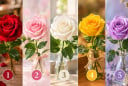 Chọn 1 bông hồng bạn ấn tượng nhất: Dự báo câu chuyện tình cảm của bạn đang theo xu hướng nào?