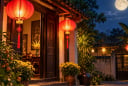 Vì sao Trung thu xưa, nhà nào cũng thích treo đèn lồng trước cửa?