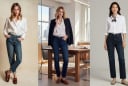 5 cách diện quần jeans đi làm vừa trẻ trung vừa mang vẻ sang kiểu old money