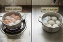 Vì sao khi luộc trứng gà nước nóng, trứng vịt lại nước lạnh?