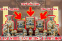 Vị trí đặt 3 bát hương trên bàn thờ chuẩn nhất