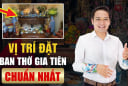 Bàn thờ để tầng 1 có được không?