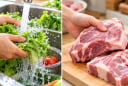 Tại sao nên rửa rau dưới vòi nước chảy, còn thịt lại không nên dùng cách này?