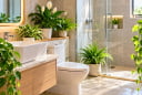 Vì sao nhiều người thích trồng cây trong nhà vệ sinh, nhà tắm?