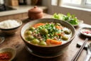 Thịt chưng mắm tép ăn cùng canh chua sấu: Bộ đôi món ngon hao cơm, dễ nấu tại nhà