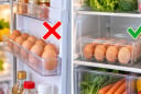Cất trứng ở cửa tủ lạnh có nên không?