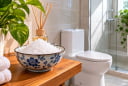 Tại sao nên để bát muối trong nhà vệ sinh?