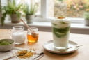 Không phải latte hay đá xay, matcha dừa hoa mộc mới là thức uống đáng thử mùa thu đông: Thơm béo, thanh dịu