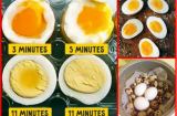 Luộc trứng không cần nước vẫn chín đều lại thơm ngon, nhiều dinh dưỡng gấp 10 lần thông thường