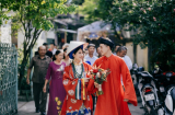 Cặp đôi 9X diện cổ phục triều Nguyễn trong ngày cưới vừa đẹp vừa lạ mắt