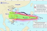 Bão chồng bão hướng vào miền Trung, mức độ rủi ro thiên tai cấp 3