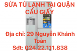 Sửa Tủ Lạnh Tại Quận Cầu Giấy - Hà Nội [ App Ong Thợ ]