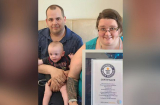 Sinh non hơn 4 tháng, bé trai lập kỷ lục Guinness khiến cả thế giới phải trầm trồ