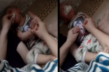 Bé trai 11 tháng tuổi nghi bị cô giáo bạo hành, nhét giẻ vào miệng mặc bé giãy giụa, khóc khản tiếng