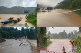 Nước lũ dâng cao, chính quyền địa phương tại Quảng Trị phải sơ tán hàng trăm hộ dân