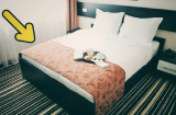Giường ngủ khách sạn có tấm khăn trải ngang giường: 90% khách hàng để phí không dùng