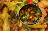 Cách làm ba chỉ kho dưa đậm vị, thơm ngon, hao cơm