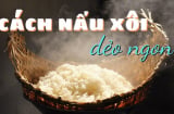 Mẹo nấu xôi ngon, dẻo, bóng hạt, để cả ngày không cứng, khỏi cần mua ngoài hàng