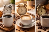 3 khung giờ uống cà phê tốt nhất trong ngày
