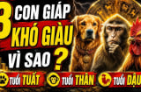 3 con giáp nặng gánh Tiền Tài, 1 tuổi ung dung Lộc tự đến