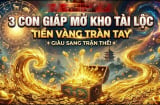 7 ngày tới Tiền ngập ví, Vàng ngập kho, 3 con giáp no nê hưởng