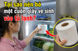 Tại sao nên bỏ một cuộn giấy vệ sinh vào tủ lạnh?