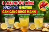3 loại nước uống cùng với chanh, gan càng khỏe mạnh