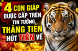 4 con giáp được cấp trên tin tưởng, thăng tiến hút Tiền về