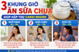 3 khung giờ ăn sữa chua giúp hấp thụ canxi nhanh