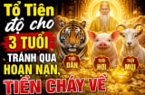 Tổ Tiên độ cho, 3 tuổi tránh qua hoạn nạn, Tiền chảy về