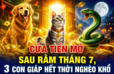 Cửa Tiền mở sau Rằm tháng 7, 3 con giáp hết thời nghèo khổ