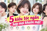 5 kiểu tóc ngắn hợp mọi khuôn mặt