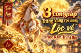 3 con giáp Trăng Vàng rọi chiếu Lộc về trước Rằm Trung thu