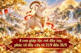 4 con giáp lộc rơi đầy tay, phúc về đầy cửa từ 21/9 đến 26/9