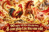 90 ngày tới liên tiếp gặp may, 4 con giáp Lộc lên vun vút