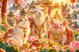 Hoa rơi cửa phật, 3 con giáp Tài - Lộc song hành, tích phúc tiền về