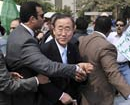 Tổng thư ký LHQ bị người ủng hộ Gadhafi chặn đường