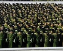 Triều Tiên bắn đại bác, duyệt binh quy mô lớn