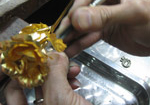 Công bố thí nghiệm hồng dát vàng: Hoa Tàu, vàng giả!