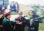 Khảo sát phương tiện phục vụ chiến đấu tại Lý Sơn