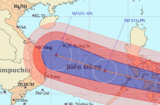 Bão Haiyan giật cấp 17 tiến thẳng vào biển Đông