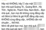 Bức xúc với cô gái Huế miệt thị dân Thanh Hóa, Nghệ An